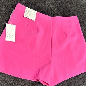 NWT - A New Day hot pink midi shorts. Size 10